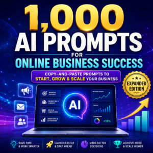 1,000 AI Prompts for Online Business Success