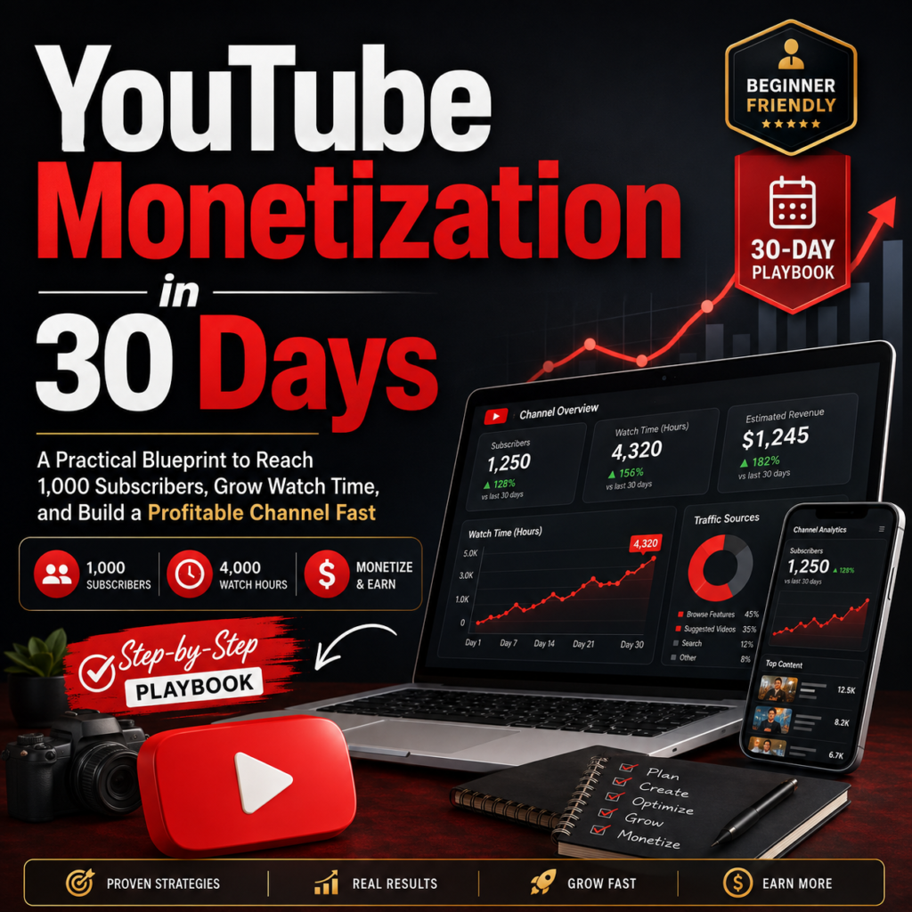 youtubemonetizationin30days